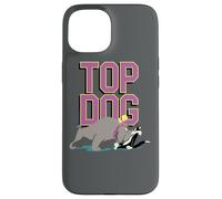 Carcasa para iPhone 15 Looney Tunes Sylvester and Tweety Top Dog