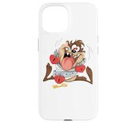 Carcasa para iPhone 15 Looney Tunes Taz Love Locked Valentine's Day