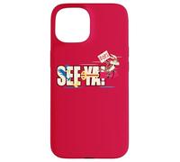 Carcasa para iPhone 15 Looney Tunes Wile E. Coyote and Roadrunner See Ya