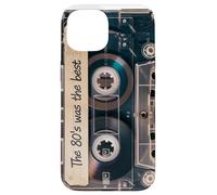 Carcasa para iPhone 15 Los 80 fueron The Best Mix Tape Cassette Retro Nostalgia