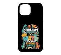 Carcasa para iPhone 15 Los Dinosaurios odian Las matemáticas Miran lo Que Les pasó