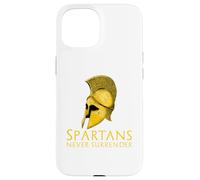 Carcasa para iPhone 15 Los espartanos Nunca se rinden - Historia Griega Antigua Esparta