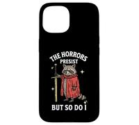 Carcasa para iPhone 15 Los horrores persisten, Pero yo también lo Hago Divertido Mapache del Tarot Salvaje