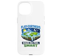 Carcasa para iPhone 15 Los terrícolas Planos me Hacen Sentir Inteligente, Divertido Humor científico