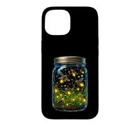 Carcasa para iPhone 15 Luciérnagas En Tarro Lindo Relámpago Insectos Noche Brillante