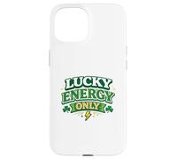 Carcasa para iPhone 15 Lucky Energy Only 17 de Marzo Fiesta Irlandesa Clover St Patricks