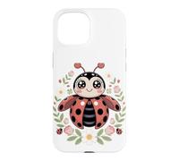 Carcasa para iPhone 15 Lucky Little Ladybug Bug Insect Garden Cute