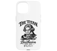 Carcasa para iPhone 15 Ludwig Van Beethoven El Titán Música Clásica