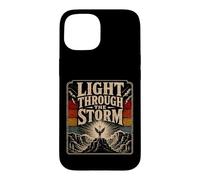 Carcasa para iPhone 15 Luz a través de la tormenta Cruz Cris