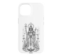 Carcasa para iPhone 15 Maat Pluma Verdad Antiguo Egipcio Equilibrio Mito Arte