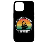 Carcasa para iPhone 15 Magnet Fishing Treasure Hunters Dirt Fisher Metal Detecting