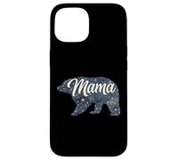 Carcasa para iPhone 15 Mama Bear Celestial Print Pattern Stars Astronomía Astrología