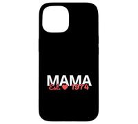 Carcasa para iPhone 15 Mamá EST 1974 - Celebración de Cumpleaños Maternidad