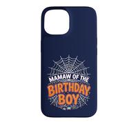 Carcasa para iPhone 15 Mamaw of The Boy - Camiseta de Fiesta de Halloween con telaraña de cumpleaños