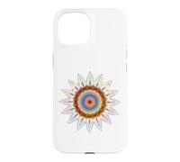 Carcasa para iPhone 15 Mandala Geometría Sagrada Prana Arte Yoga Mantra Om Bueno