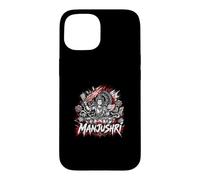 Carcasa para iPhone 15 Manjushri Budista Deidad Sabiduría Espada Llama