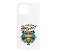 Carcasa para iPhone 15 Mantente Fuera de mi Cocina Divertido Jugador de Pickleball