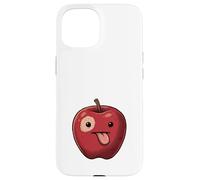 Carcasa para iPhone 15 Manzana Loca Cartoon Divertida Maestro Escuela