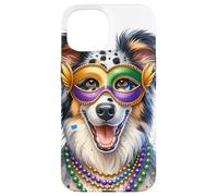 Carcasa para iPhone 15 Mardi Gras Rafeiro do Alentejo Perro
