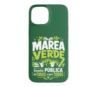 Carcasa para iPhone 15 Marea Verde Escuela Pública Educación para Todos