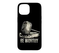 Carcasa para iPhone 15 Martillo de Thor Mjölnir Be Worthy Mitología nórdica