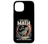 Carcasa para iPhone 15 Matemáticas Dino Matemáticas Profesor Álgebra Dinosaurio Matemáticas
