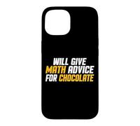 Carcasa para iPhone 15 Matemáticas, Profesor Divertido dará Consejos matemáticos para Chocolate
