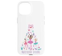 Carcasa para iPhone 15 Mattel - Barbie Holidays - Cascanueces Sueños Barbies Bailando