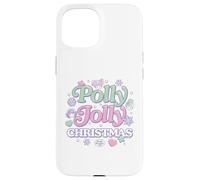 Carcasa para iPhone 15 Mattel - Polly Pocket Holidays - Polly Jolly Navidad Iconos