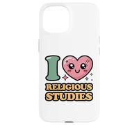 Carcasa para iPhone 15 Me encantan los Estudios religiosos