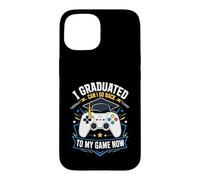 Carcasa para iPhone 15 Me gradué ¿Puedo Volver a Jugar Ahora?