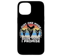 Carcasa para iPhone 15 Megalodon Fossil Teeth Just One More Shark Tooth Geologist