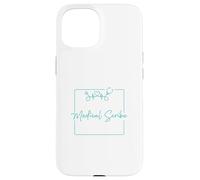 Carcasa para iPhone 15 Mejor Escriba Médico Siempre Divertido Scribing para Scribers Médicos