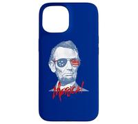 Carcasa para iPhone 15 Merica Lincoln - 4th July Veterans or Memorial Day Abe