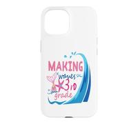 Carcasa para iPhone 15 Mermaid Making Waves in 3rd Grade Girls Back to School Day
