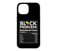 Carcasa para iPhone 15 Mes de la Historia Negra Africana Princesa Información Nutricion