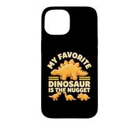 Carcasa para iPhone 15 Mi Dinosaurio Favorito es el Nugget - Funny Food Dino Nuggets