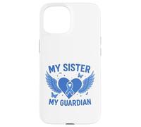 Carcasa para iPhone 15 Mi Hermana es mi guardiana