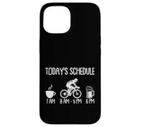 Carcasa para iPhone 15 Mi Plan del día Bicicleta Ciclismo Ciclista