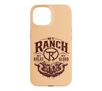 Carcasa para iPhone 15 Mi Rancho Mis Reglas Mi Sangre Legado Familiar