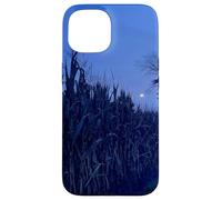 Carcasa para iPhone 15 Midwest Gothic Aesthetic Rural Appalachia Moon Corn Field
