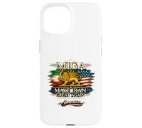 Carcasa para iPhone 15 MIGA Hace Que Irán vuelva a ser Grande León patriótico Sun America