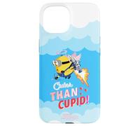 Carcasa para iPhone 15 Minions Cuter Than Cupid