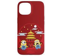 Carcasa para iPhone 15 Minions Lunar New Year Fireworks Fun