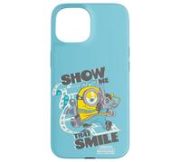 Carcasa para iPhone 15 Minions & Monsters James Show Me That Smile