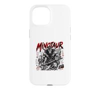 Carcasa para iPhone 15 Minotauro Laberinto de Sangre Monstruo Griego Antiguo