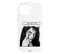 Carcasa para iPhone 15 Mírame En El Delineador De Ojos Y Di Que Pop Art EMO Goth Girl