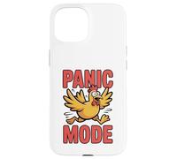 Carcasa para iPhone 15 Modo de pánico Pollo Divertido Caos Humor