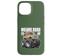 Carcasa para iPhone 15 Mojave Road California Nevada Overlanding Diseño de Dibujos Animados