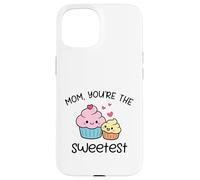 Carcasa para iPhone 15 Mom You'Re The Sweetest Cute Kawaii Cupcake Madre Diseño